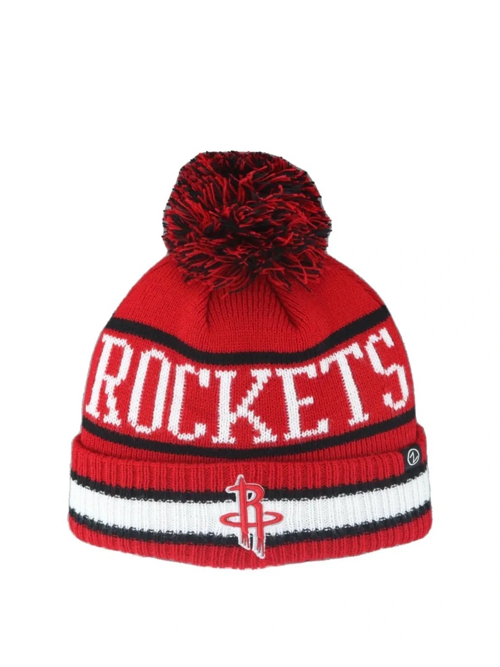 Houston Rockets Kids Red Pom Beanie